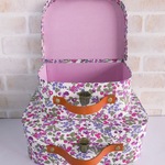 リバティ☆カルトナージュのトランク☆Nancy Ann/Ｌサイズ