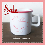 ●訳あり品セール●コーギーラウンドリップマグ［corgi mug - red］