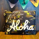 再販　ALOHA クラッチバッグ BLACK