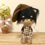 Y様ご注文品『ハンチングのブラックタンチワワちゃん♪』