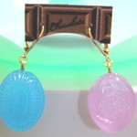 ドロップCandyピアス:) ソーダ・ぶどう味
