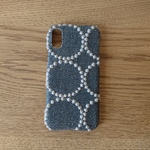 *受注製作*ミナペルホネン*タンバリン*グレー*mina perhonen*iPhoneケース*iPhoneカバー*スマホケース*スマホカバー