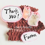 cherry7star様ご予約品(大人かわいいシュシュ)  レース  コットン