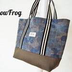 ちょっとおでかけ ミニトートbag カモフラージュ柄 ダークカーキ
