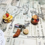 【N様ご依頼品】スイーツネックレスとスマホピアスのセット