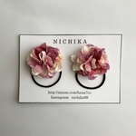 ▼▼　一点もの  お花のヘアゴム   ▼▼