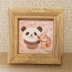 コックさんハリネズミ【原画 パステルアート】