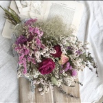 ドライフラワー スワッグ ♡ pink✗purple