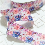 160【2m】38mm花柄グログランリボン amrbn