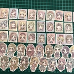 女の子いっぱいフレークシール