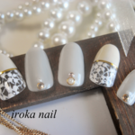 再販44♪レースが素敵な♡wedding nail♡