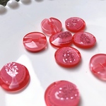 ○12個○ ラメ入り ピンクボタン