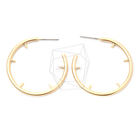 ERG-987-MG【2個入り】オープンラウンドピアス,Open Round Post Earrings