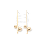 ERG-989-MG【2個入り】スティックバーピアス,Stick Bar Round Post Earrings