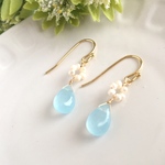 涼花・ピアス　天然石