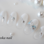 きらきらリボン♡wedding nail♡再販複数回♪