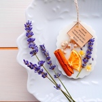〜lavender & orange〜 アロマワックスサシェ