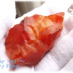 ✅ 天然カーネリアン原石 （英名：carnelian　別名：紅玉髄） No.3349