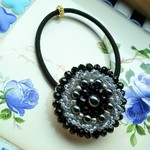 ビーズ刺繍＊monotone