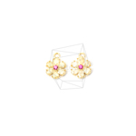PDT-1974-G【2個入り】キュービックジルコニアペンダント,Cubic zirconia Pendant