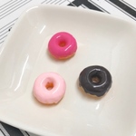 リアルなチョコドーナツのデコパーツ