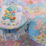 chococomint様専用☆hana*ハンドメイド★パッチワークミニミニバニティ＆ハロベビコットンボール