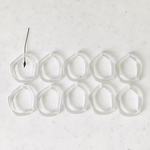 Clear Geometric Pentagon Parts