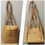 【期間限定値下げ】バリ島 バックパック リュックサック ハンドメイド かごバッグ アタバッグ