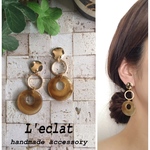 handmadeサージカル ステンレスピアス no.