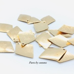 【再販】10pcs・サティーナひし形パーツ  a-23
