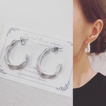 再販♡チタン シルバー ねじりピアス