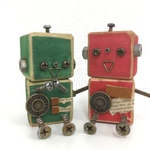 スマイルオリジナル木工ロボット制作キット✩.*˚お好きな色をお選び下さい
