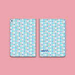 【おばあちゃんちのお風呂タイル】ブルー 　タブレットケース　ipad andoroid　対応機種あり