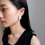 【再販】【 chimie vintage-677】ヴィンテージ水玉ボタンイヤリング・ピアス