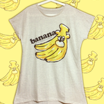 ぶちゃくま。バナナTシャツワンピース
