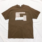 ［remake］ブラウンチェックレースビッグTシャツ