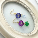 ミニ朝顔のピアス/イヤリング