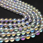 ホワイトオーラ水晶/size(8㎜玉)/1set(20玉)/331a2.5/癒しと浄化 /潜在能力の開花 