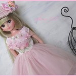 22cmドールサイズ　リカちゃんサイズ 　Rosy  pink Rose