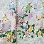 ラブリーインコペア（オカメ・ミント）　ミニカットクロス　19715