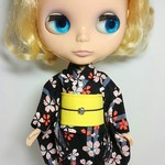 ブライス 浴衣 リカちゃん 浴衣 黒