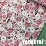【送料無料】110×50★TCブロード★バラ★ピンク
