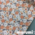 【送料無料】110×50★TCブロード★バラ★オレンジ