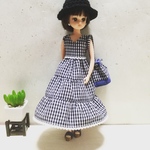 ワンピース、帽子、バック三点セット