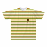 ビーバーのボーダーTシャツ(大人〜子供サイズ)【全面プリント】