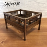mynamenao様専用 デイベッド 13cm  ダブルサイズ  ミニチュア家具 ドールハウス   