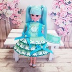 (ご商談中)22センチドールサイズ　リカちゃんのためのドール服　No.199