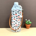 ペットボトルカバー ラミネート 保冷 リボン柄