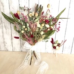 ウェディングブーケ&ブートニア💐スモーキーピンク
