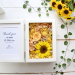 【両親贈呈品】子育て感謝状・フォトフレームSUNFlower